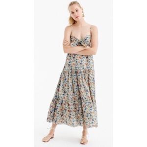 Liberty Print Tie Front Rachel Flora Dress